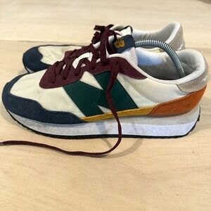 New Balance 237 Sneakers Beige Nightwatch Green Casual Lifestyle Men Size 10